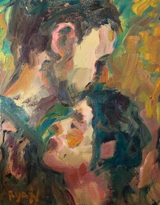 Imperfection affection, painting by Ryan Louder