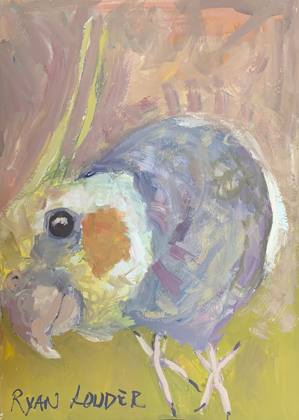 IN My Face, painting by Ryan Louder
