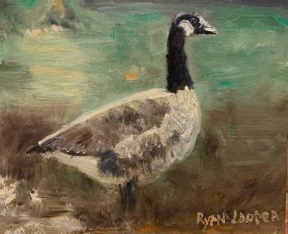 In The Park 2, painting by Ryan Louder