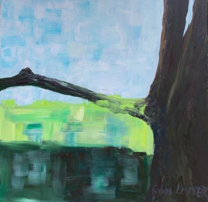 Inbetween, painting by Ryan Louder