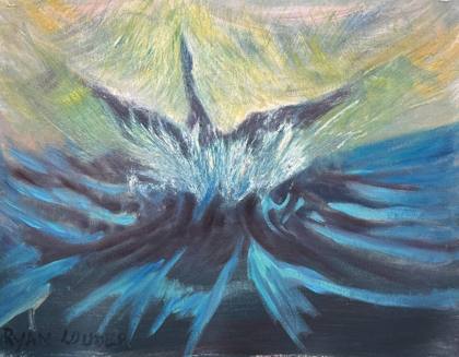 Lifting Sprits, painting by Ryan Louder