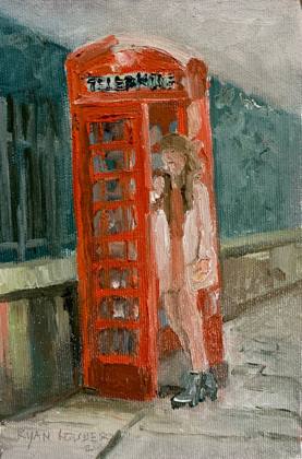 London, painting by Ryan Louder