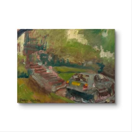 London On A Spring Day, painting by Ryan Louder