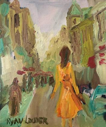 London On A Summers Day, painting by Ryan Louder