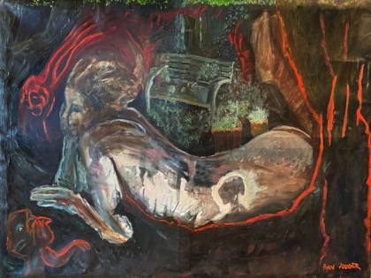 Midsummer Nights Dream, painting by Ryan Louder