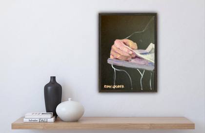 My Fathers Hand, painting by Ryan Louder