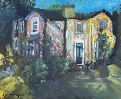 Neighbours House, painting by Ryan Louder