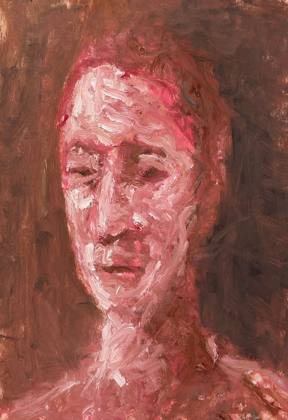 Oil Portrait - Sean Carroll Quantum Physicist, painting by Ryan Louder