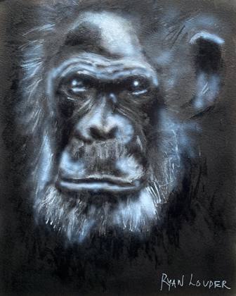 Old Boy, painting by Ryan Louder