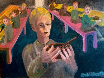 Oliver Twist, painting by Ryan Louder
