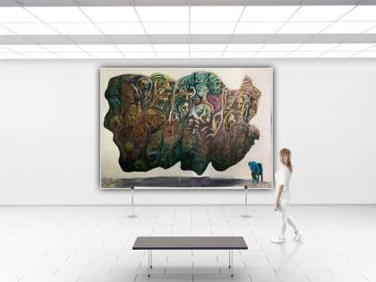 On The Outside, painting by Ryan Louder