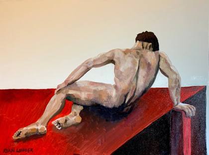 One More Reason To Get Back Up, painting by Ryan Louder