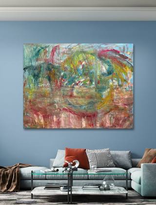 Paradise, painting by Ryan Louder