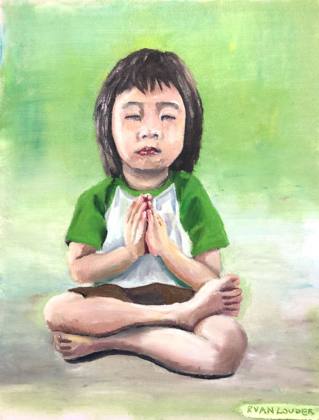 Peace On Earth, painting by Ryan Louder
