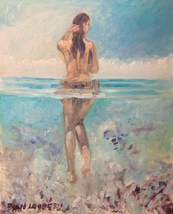Peace On The Beach, painting by Ryan Louder