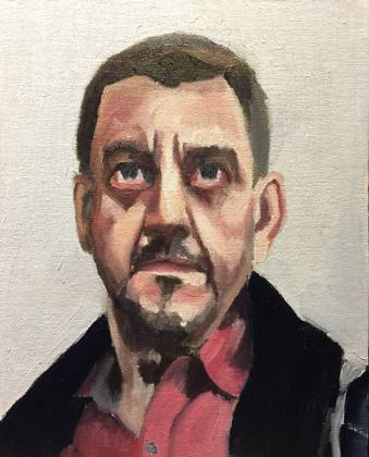 People Of London 8, painting by Ryan Louder