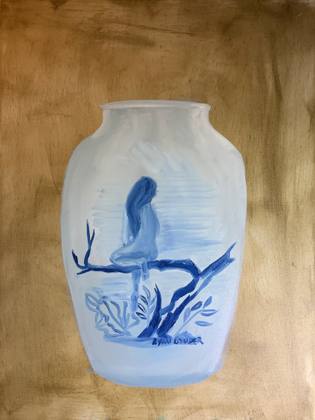 Porcelain, painting by Ryan Louder