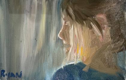 Portrait Of A Girl, painting by Ryan Louder