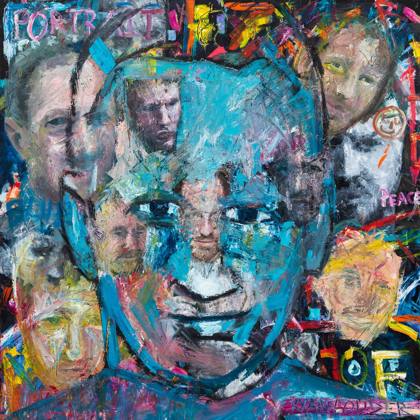 Portrait of Christian Horner (official commission), painting by Ryan Louder