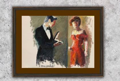 Pretty Woman, painting by Ryan Louder