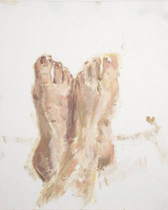 Put Your Feet Up, painting by Ryan Louder