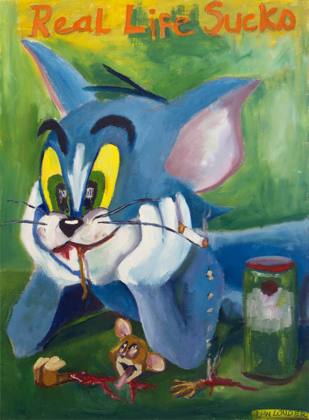 Real Life Sucks If Your A Mouse, painting by Ryan Louder