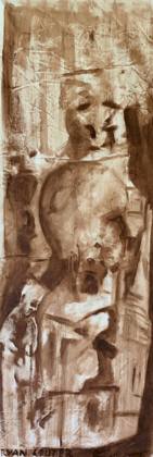 REM Intrusion Hallucination Study 2, painting by Ryan Louder