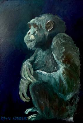 Reminiscing, painting by Ryan Louder