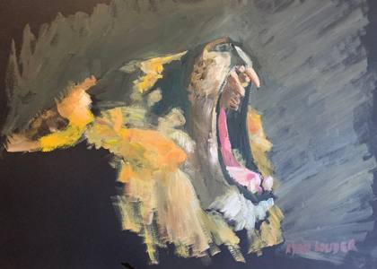 ROAR, painting by Ryan Louder
