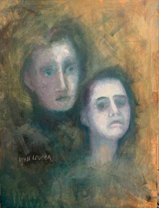 Romeo and Juliet o, painting by Ryan Louder