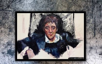 Scarface - Al Pacino, painting by Ryan Louder