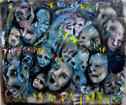 See, painting by Ryan Louder