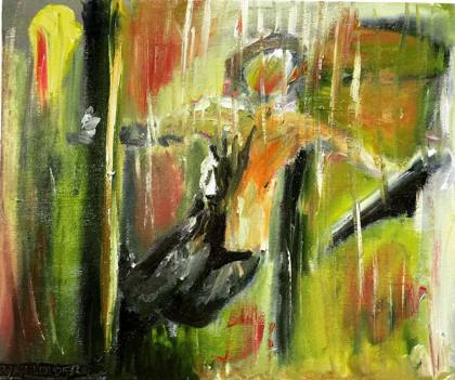 Singing In The Rain, painting by Ryan Louder