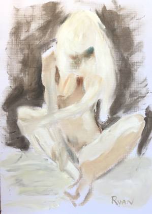 Study 11, painting by Ryan Louder
