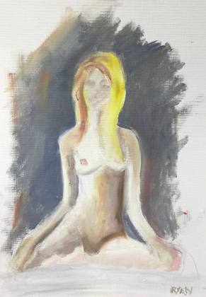 Study 12, painting by Ryan Louder