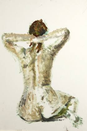 Study 3, painting by Ryan Louder