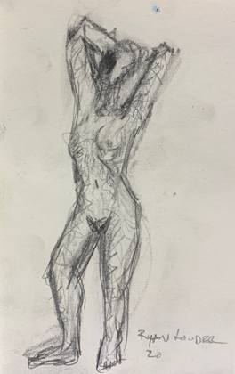 Study Drawing 1, painting by Ryan Louder