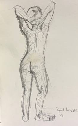 Study Drawing 3, painting by Ryan Louder