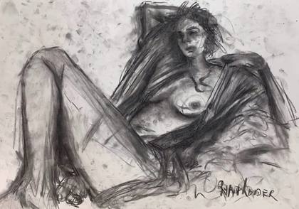 Study of Emily 1, painting by Ryan Louder