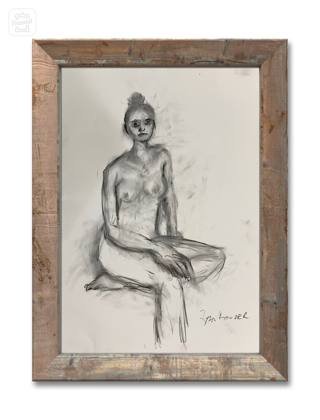 Study of Sandra 3, painting by Ryan Louder
