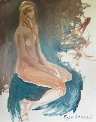 Study of Zoma, painting by Ryan Louder