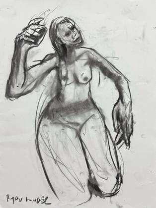 Study of Zomer 5, painting by Ryan Louder