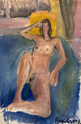Study of Zomer in Oil, painting by Ryan Louder