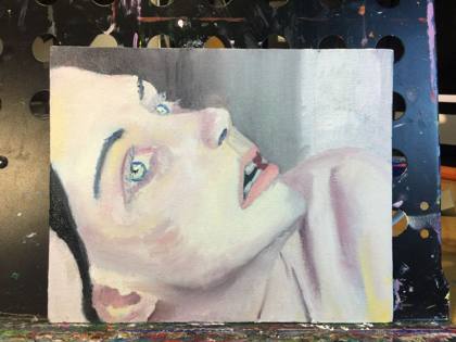 Suddenly!...She saw hope....and it was beautiful, painting by Ryan Louder