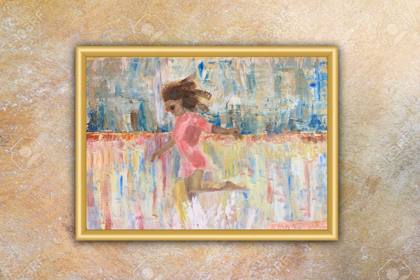 Summer Holiday, painting by Ryan Louder