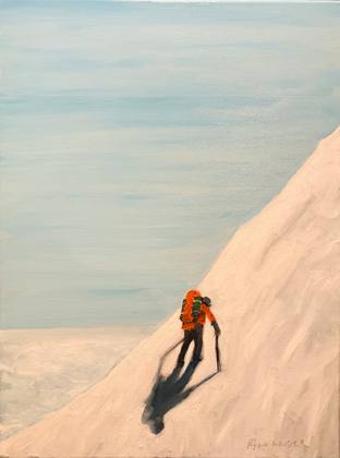 Summit, painting by Ryan Louder