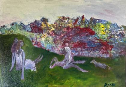 Sunday In The Park, painting by Ryan Louder