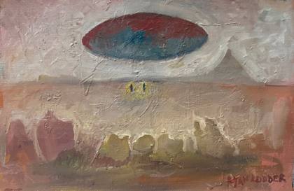 The Arrival, painting by Ryan Louder