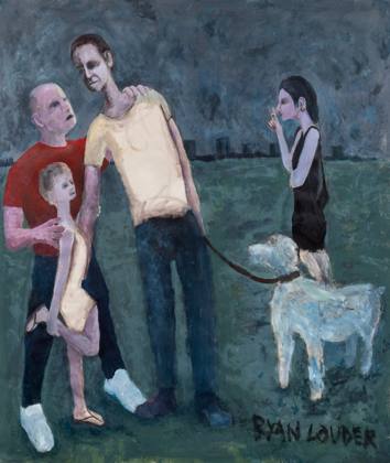 The Conversation ISOLD), painting by Ryan Louder