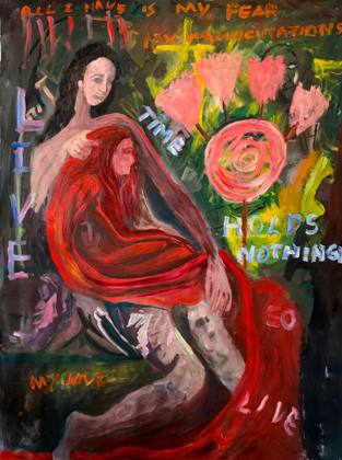 Time Holds Nothing So Live, painting by Ryan Louder